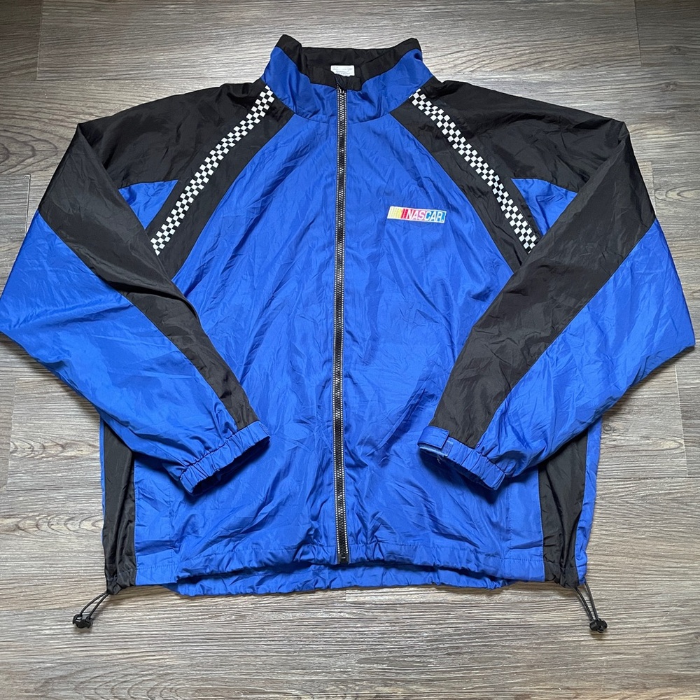 vintage NASCAR adjustable windbreaker